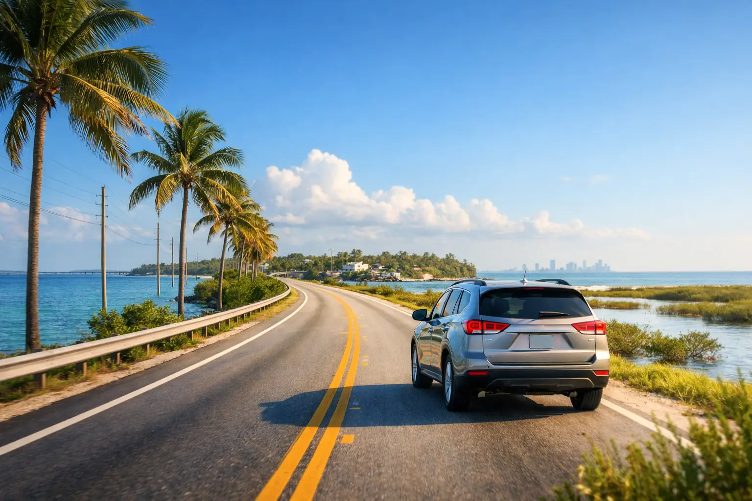 Ruta panorámica por Florida Sur en coche