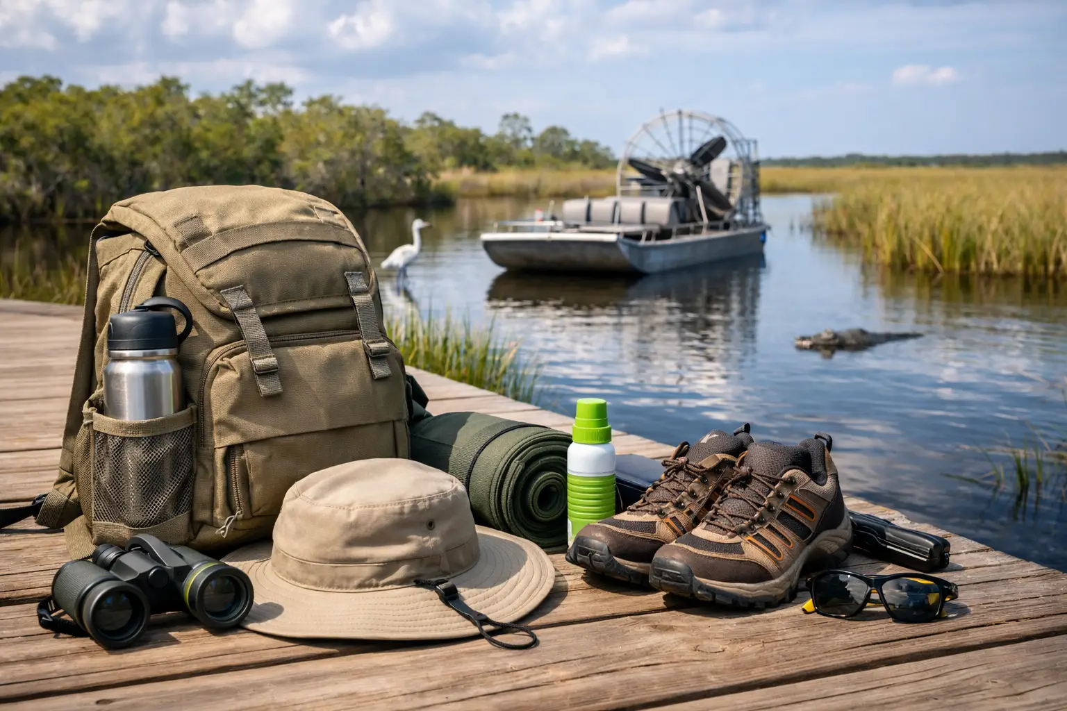 Qué llevar a excursión Everglades Florida