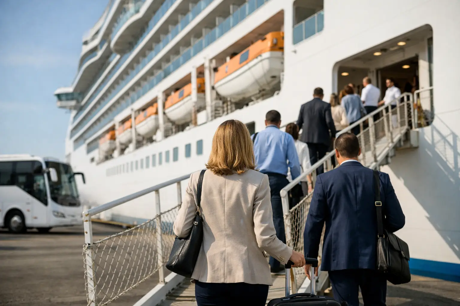 Caso real traslado de grupo a un crucero