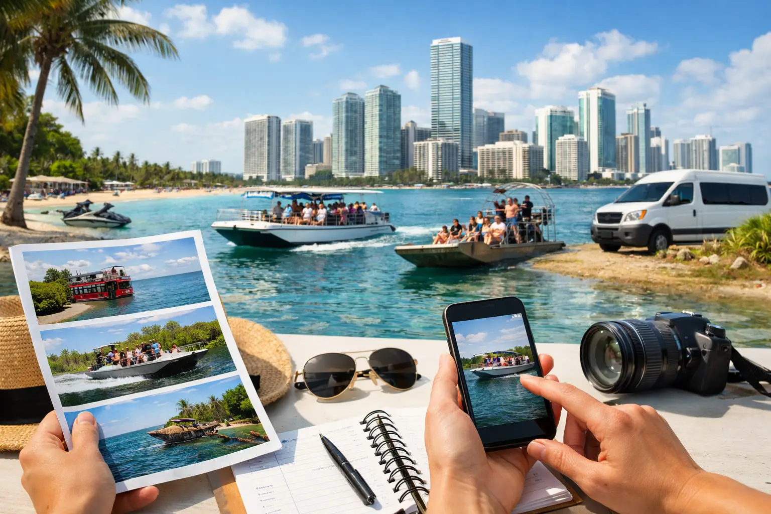 Cómo reservar excursiones en español en Miami