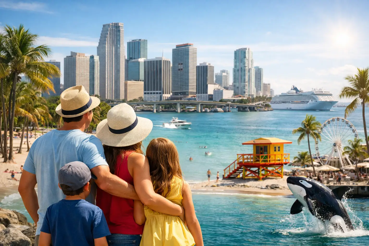 Ejemplo de ruta familiar por Miami en 5 días