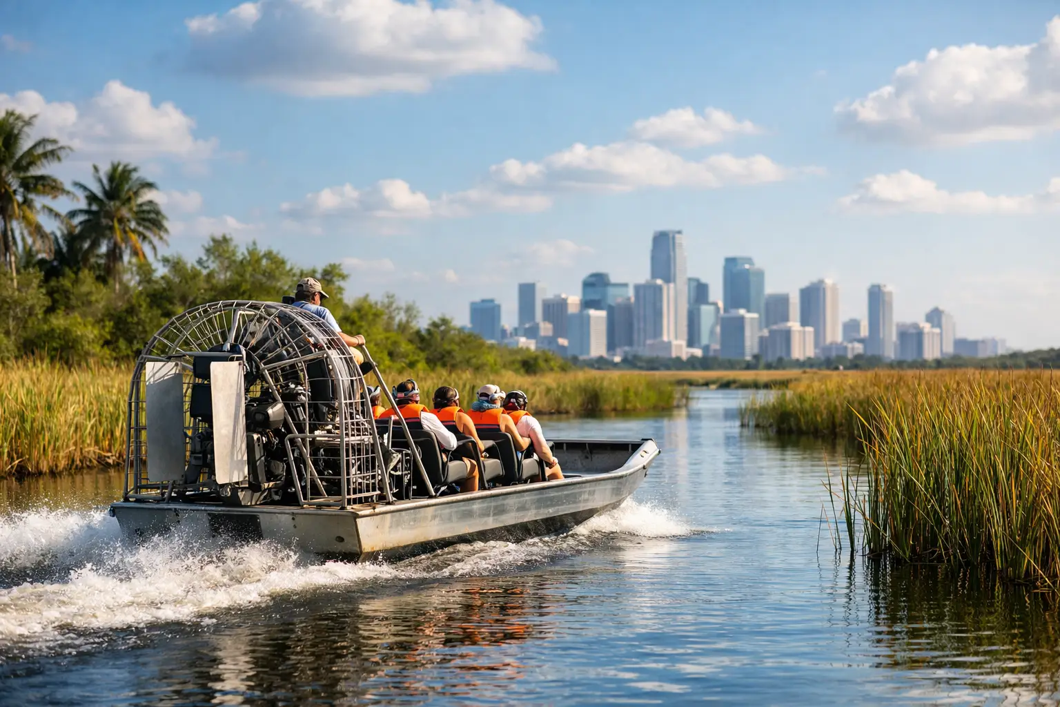 Review de paseo en hidrodeslizador en Miami
