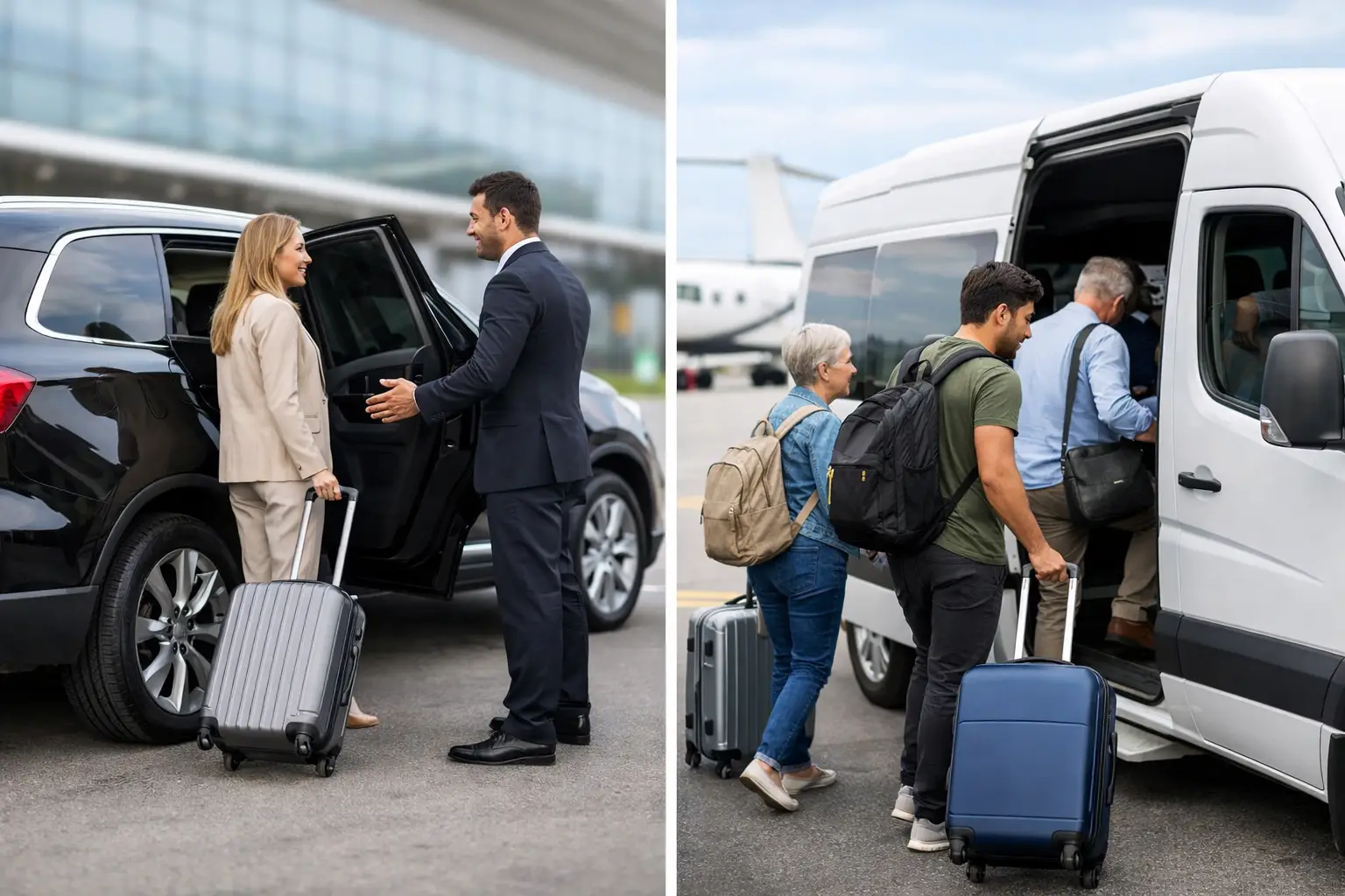 Traslado privado o shuttle: cuál te conviene