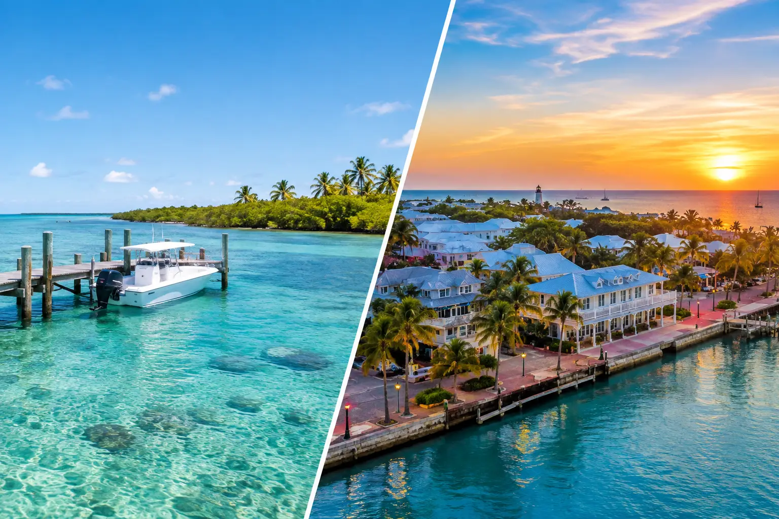 Key Largo versus Key West: ¿cuál elegir?