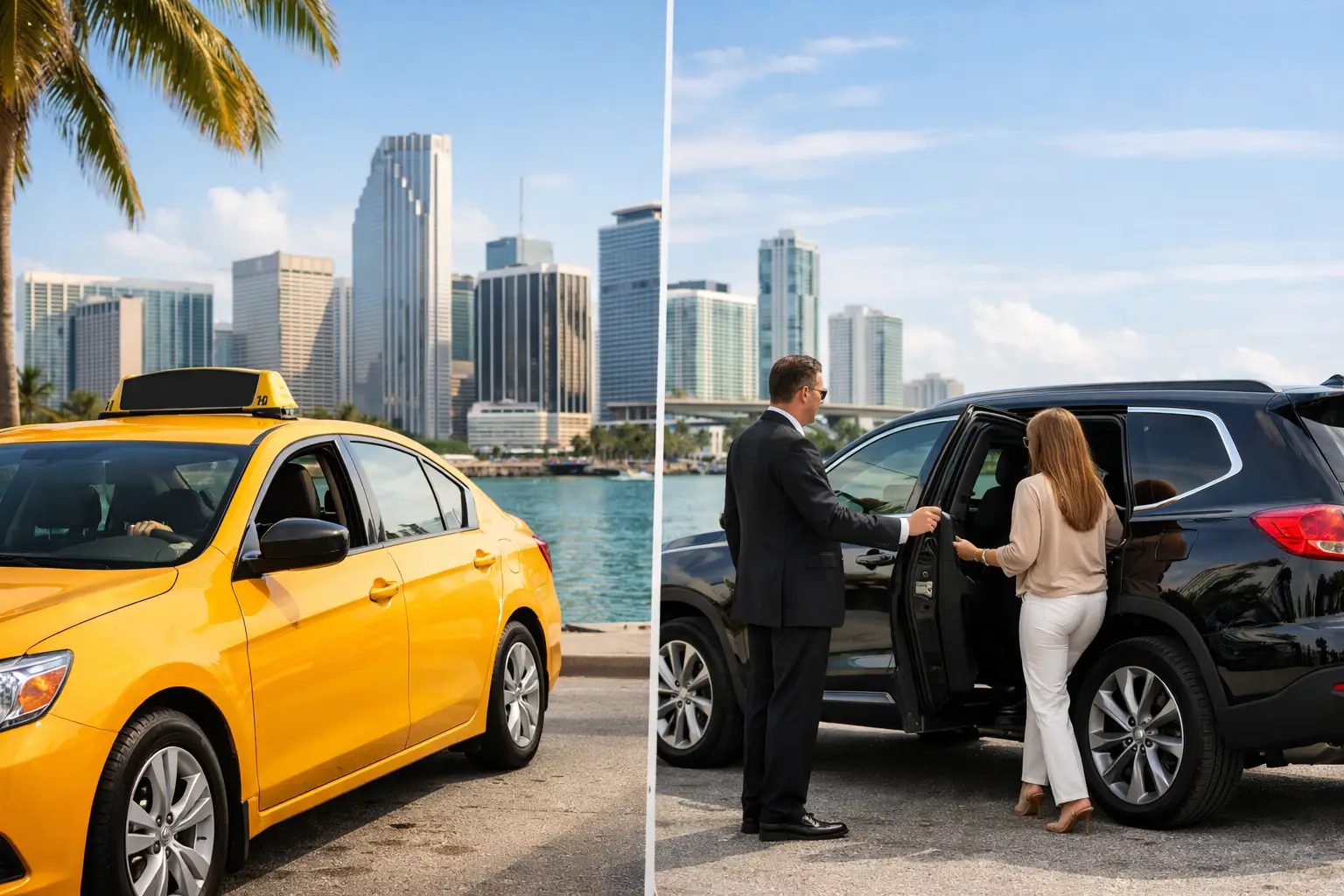 Taxi o traslado privado en Miami, ¿qué elegir?